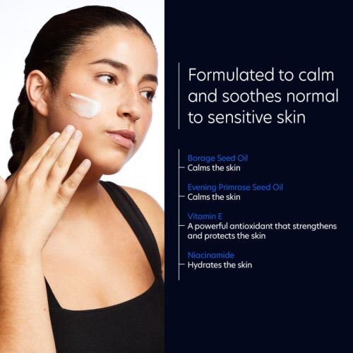 formulates to calm normal sensitive skin