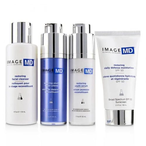 image md skincare system bottles